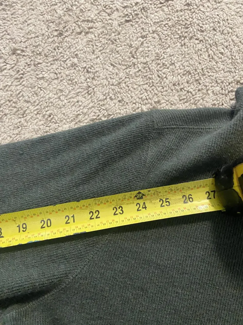 Banana Republic Sweater Mens XL Green 1/4 Zip Mock Neck Thermal Knit Pullover